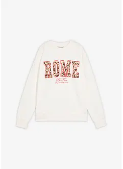 Oversized sweatshirt i 100% økologisk bomull, bonprix