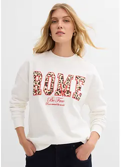 Oversized sweatshirt i 100% økologisk bomull, bonprix