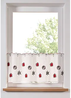 Gardinkappe med julebroderi, bonprix