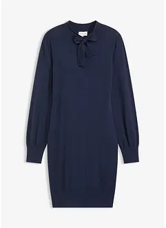 Strikket kjole i lett viskosemiks, bonprix