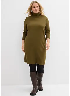 Trikotkjole i elastisk, formstabilt ribbemateriale, bonprix