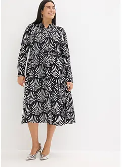 Midikjole av lett viskose, bonprix