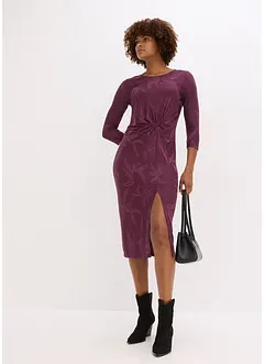 Jacquard-midikjole, bonprix