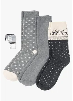 Termosokker med økologisk bomull (3-pack), bonprix