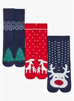 Termosokker med mykt frottéfôr (3-pack), bonprix