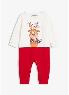 Overall til baby i ren økologisk bomull, bonprix