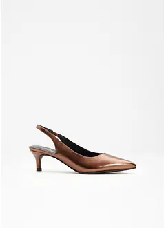 Slingbacks med kitten heels, bonprix
