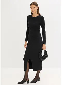 Finstrikket genser i myk viskosemiks, bonprix