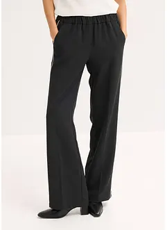 Vid bukse med pyntestriper, bonprix