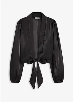 Bolero i lett tyll med knyting, bonprix