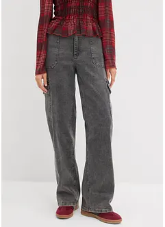 Cargo-jeans, High Waist, bonprix