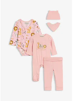 Baby-startsett i økologisk bomull (5-delt sett), bonprix