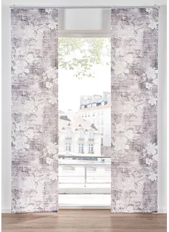 Ugjennomsiktig panelgardin med mønster (1-pack), bonprix