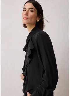 Bluse med silke, bonprix