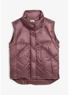 Vattert vest med resirkulert dun, bonprix