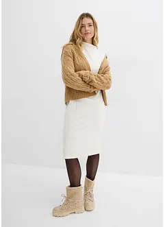 Midikjole i viskosemiks, bonprix