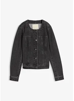 Denimjakke med strass, bonprix