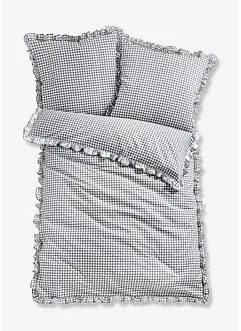 Sengesett med rysjer, bonprix