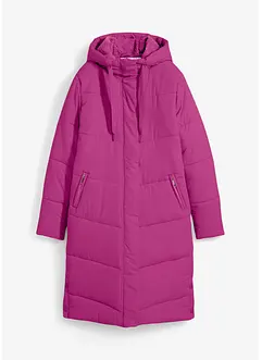 Vattert kåpe med teddyfôr i hetten, bonprix