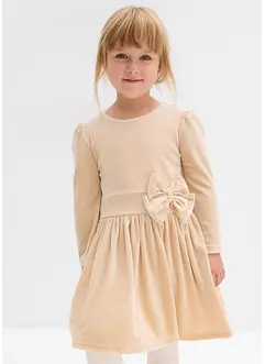 Utskrådd fløyelskjole, bonprix