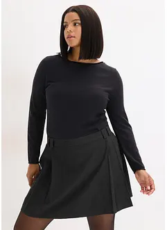 Finstrikket genser i lett viskosemiks, bonprix