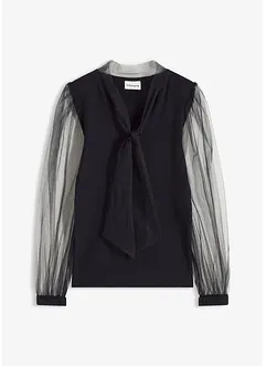 Genser i lett viskosemiks, bonprix