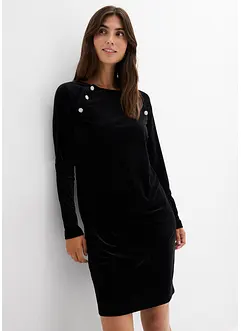 Festlig 2-i-1-mamma- og ammekjole av myk fløyel, bonprix