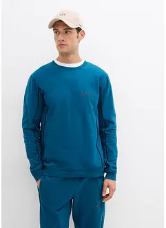 Sweatshirt i 100% bomull med kontrastfargede detaljer, bonprix