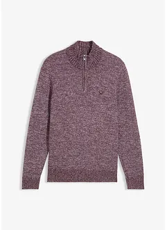 Half zip genser med bomull, bonprix