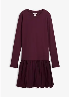 Trikotkjole med ballongskjørt, bonprix