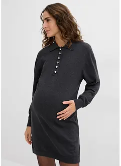 Finstrikket mammakjole i økologisk bomull, bonprix