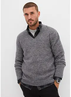 Lettstelt, strikket genser, bonprix