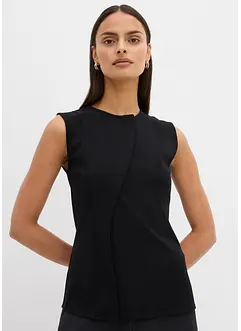 Asymmetrisk vest i Punto di Roma-materiale, bonprix