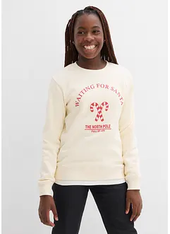 Sweatshirt i 100% økologisk bomull, bonprix