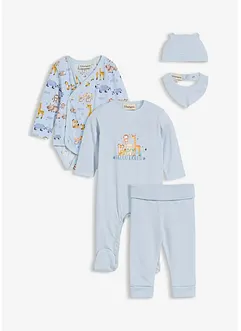 Baby startsett i 100% økologisk bomull (5-delt sett), bonprix