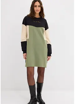 Sweatkjole i 100% bomull, bonprix
