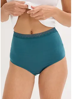 High Waist-truse med bomull (3-pack), bonprix