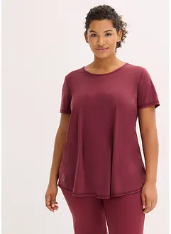 Ekstra myk treningstopp med innfelling i mesh, hurtigtørkende, bonprix