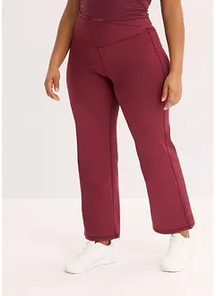 Varmende treningsbukse i mykt materiale, rette ben, bonprix