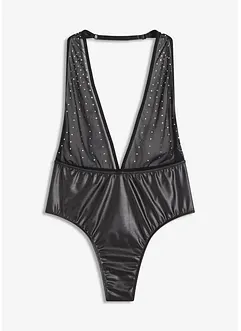 Stringbody med glitter, bonprix