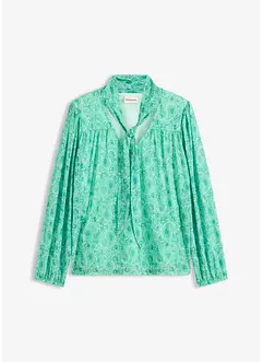 Langermet topp av delikat mesh, bonprix