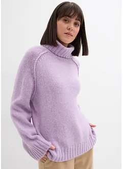 Oversized, grovstrikket genser, bonprix