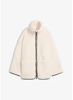 Oversized jakke i pilefleece, bonprix