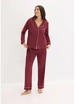 Pyjamas i 100% bomull, bonprix