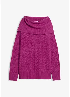 Kabelstrikket genser, bonprix