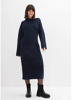 Ribbestrikket kjole, bonprix