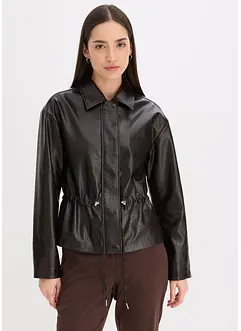 Jakke i imitert lakkskinn, bonprix