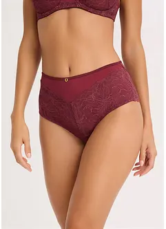 Høy truse med delikate blonder, bonprix