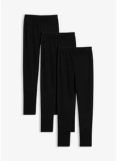 Varmende leggings i elastisk bomullsmateriale (3-pack), bonprix