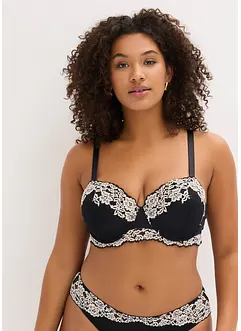 Balconette-BH i tofarget blondemateriale (2-pack), bonprix